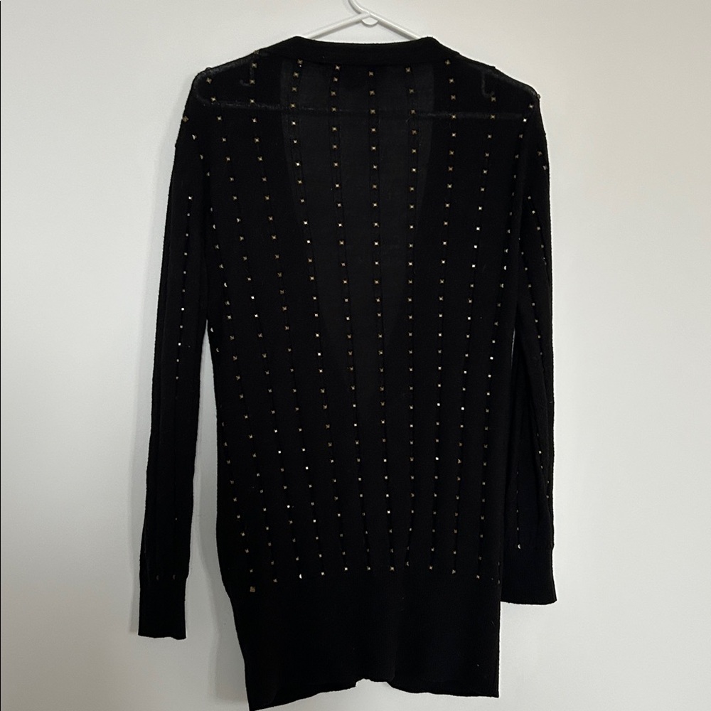 French Connection Black Studded Cardigan